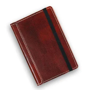 A6 Leather Art Pad- Barn Red