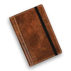 A6 Leather Art Pad- Chestnut Brown