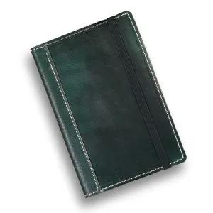 A6 Leather Art Pad- Deep Green