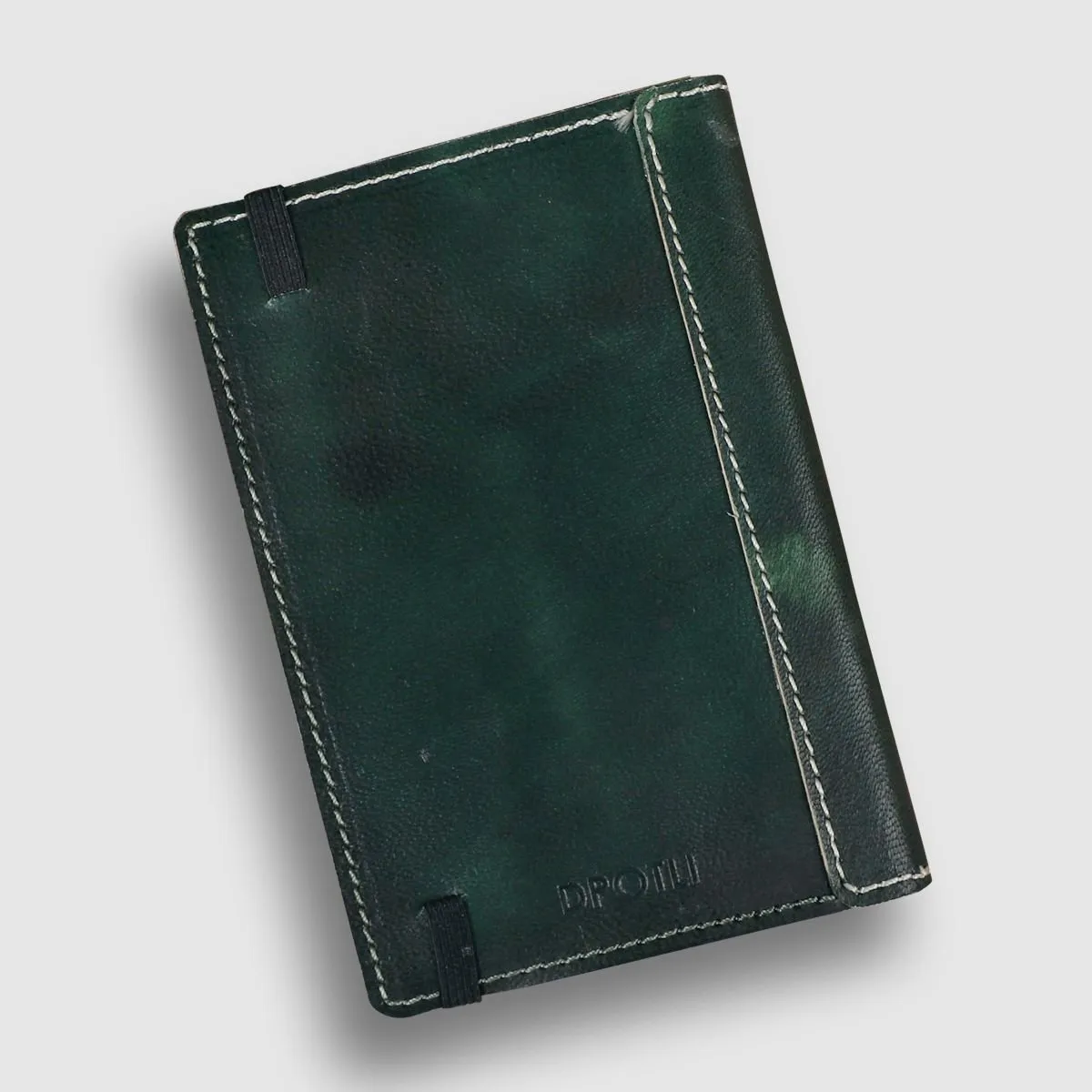 A6 Leather Art Pad- Deep Green