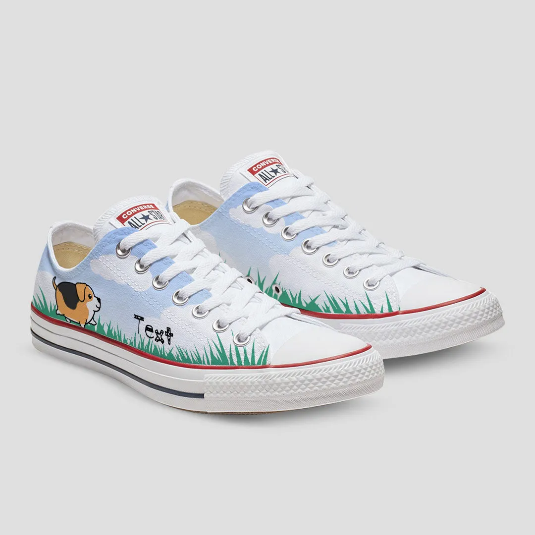 Beagle Custom Converse