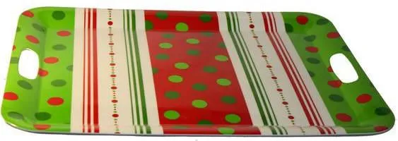 Christmas Candy Cane Serving Tray