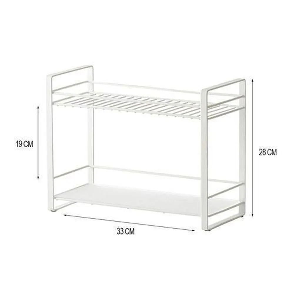 Double Decker Metal Kitchen Storage Rack