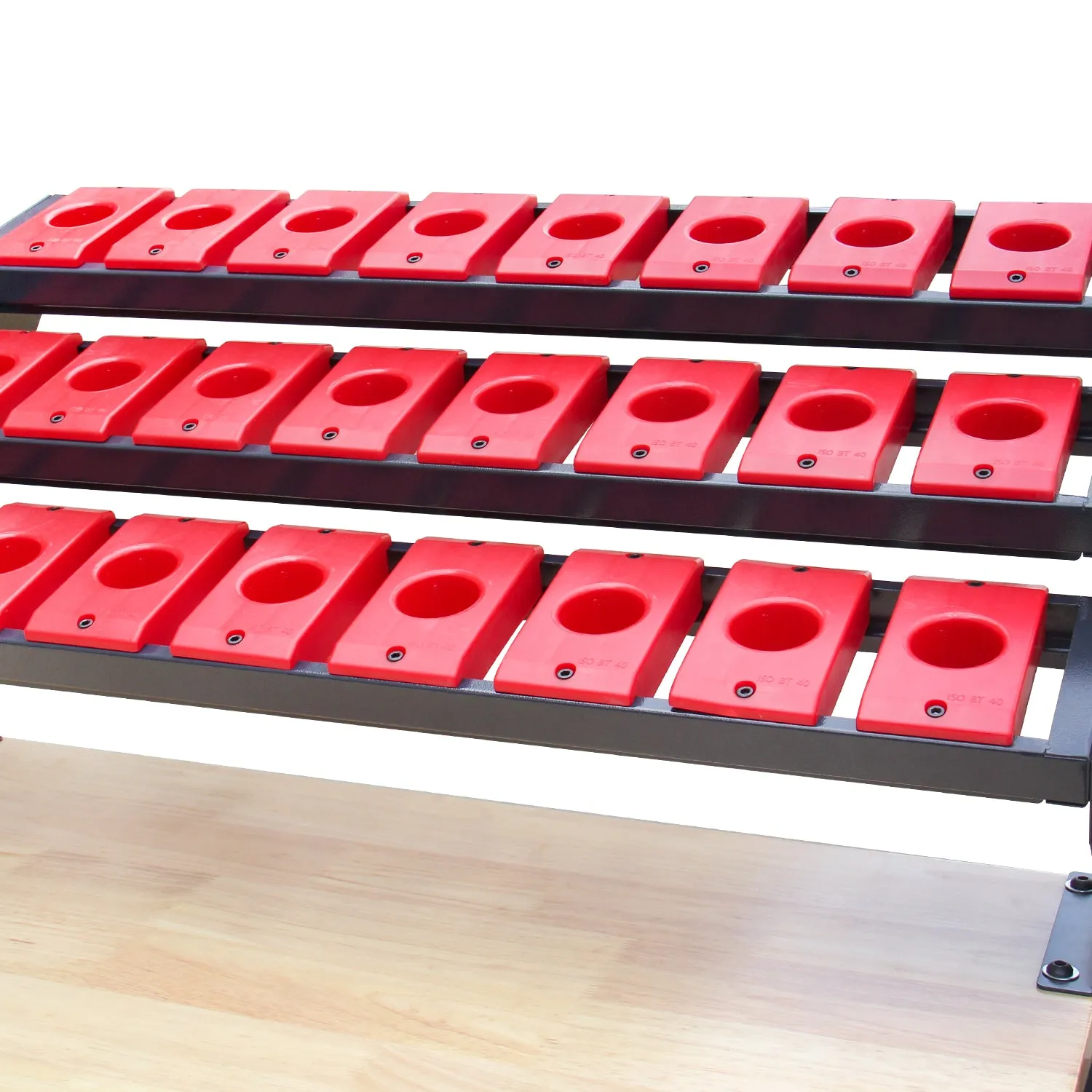 Kaka industrial HQC-540A(BT40) Tool Holder CNC Tool Cart, 5 Drawer Tool Chest 77 Capacity 4 Ball-Bearing Glided Drawers, Drawer Mobile Work Station