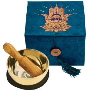 Meditation Bowl Box: 3" Henna Hamsa