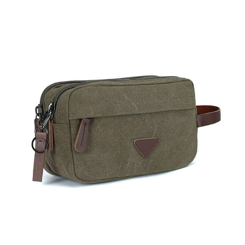 Multifunctional Toiletry & Travel Organizer Bag - Canvas Makeup Bag