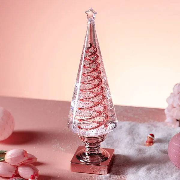 Rotating Christmas Tree Music Box
