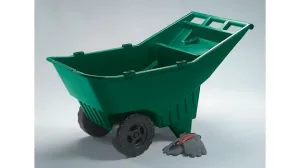 Rubbermaid Roughneck Lawn Cart 4.75 Cubic Foot Green (4.75 Cubic Foot, Green)