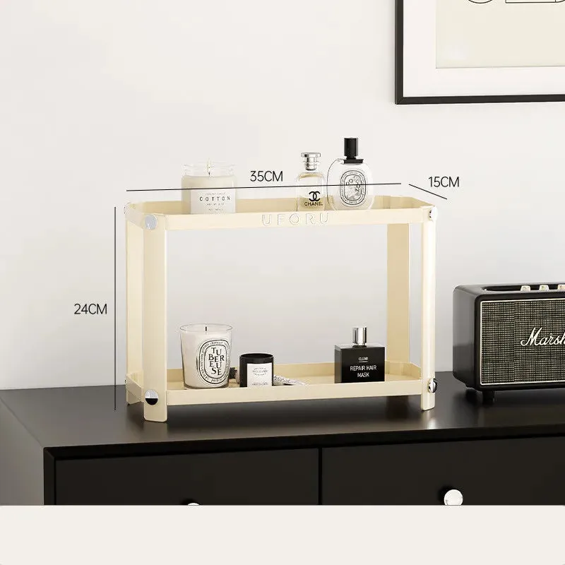 SINOTAO  -  Desktop Storage Organizer Shelf Of Bathroom Home Kitchen Makeup Skincare Shampoo Lipstick Perfume Holder Cosmetic Desk Rack