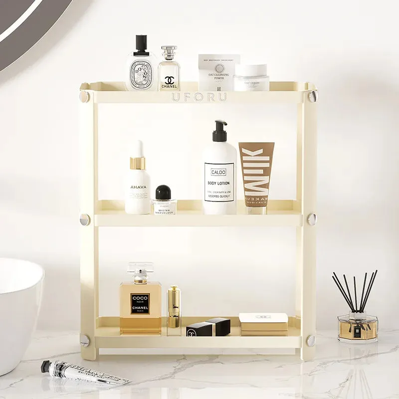SINOTAO  -  Desktop Storage Organizer Shelf Of Bathroom Home Kitchen Makeup Skincare Shampoo Lipstick Perfume Holder Cosmetic Desk Rack