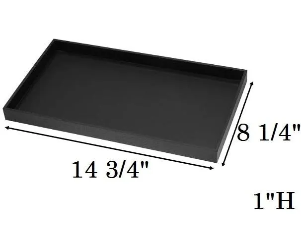 Standard Black Utility Trays - Multiple Sizes